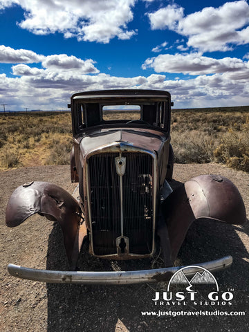 Route 66 Stop in Petrified Forest National Park