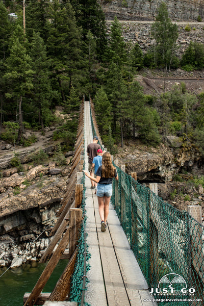 kootenai falls suspension bridge