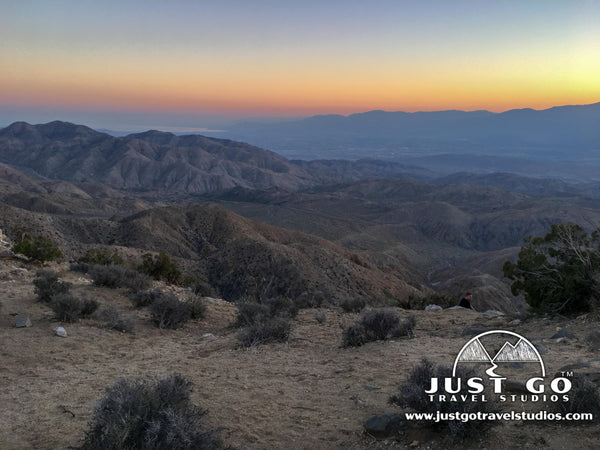 Keys View at Sunset in Joshua Tree National Park