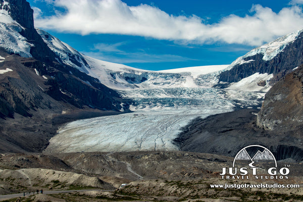 Athabasca Glacier on the Icefields Parkway