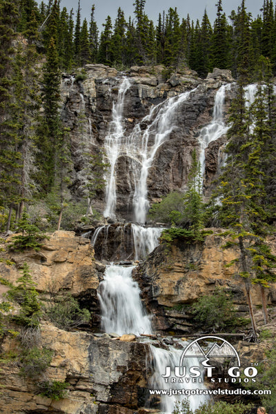 Tangle Falls in Jasper National Park