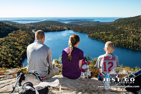 Hiking the Bubbles Trail in Acadia