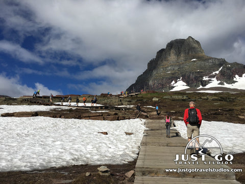 Hidden Lake Overlook Trail in Glacier National Park