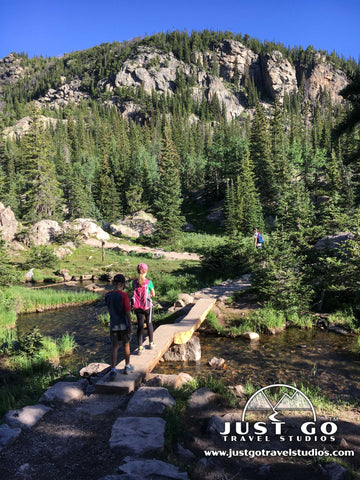 Getting up early helps to avoid crowds while hiking in Rocky Mountain National Park