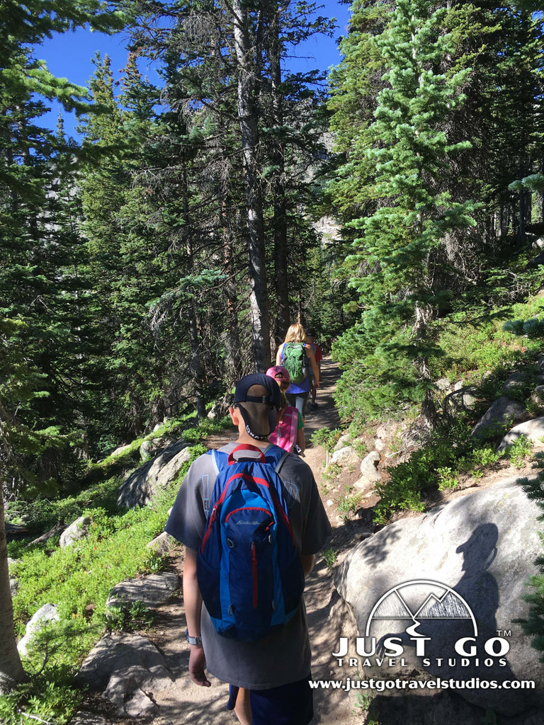 Hiking to Lake Haiyaha in Rocky Mountain National Park