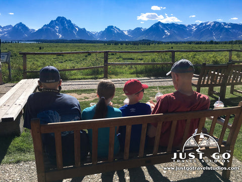 Enjoying shakes in Grand Teton National Park