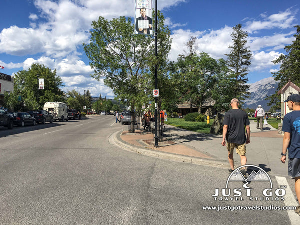 Walking through downtown Jasper