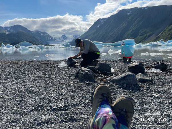 grewingk glacier trail in kachemak bay state park