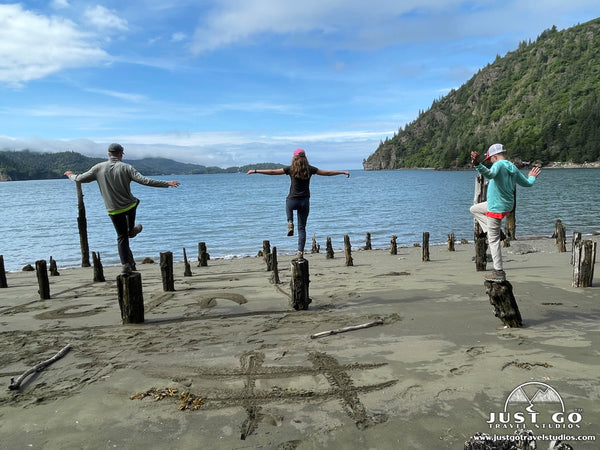 grewingk glacier trail in kachemak bay state park