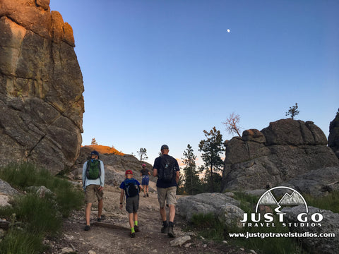 hiking in Custer State Park