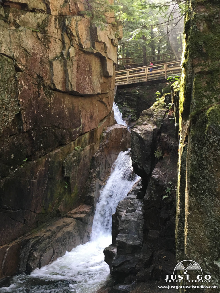 Sabbaday Falls in White Mountain National Forest