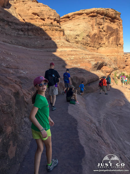 Delicate Arch Trail in Arches National Park