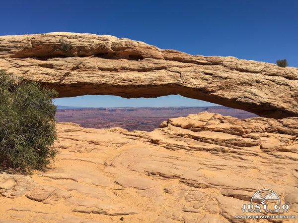 Mesa arch in Canyonlands National Park