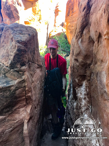 Hiking the Fiery Furnace Trail in Arches National Park