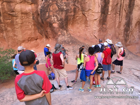 Ranger briefing in the Fiery Furnace