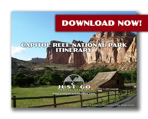 capitol reef national park itinerary