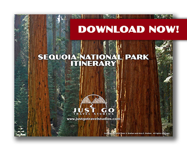 sequoia national park itinerary