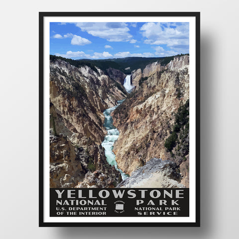 Yellowstone national park posters