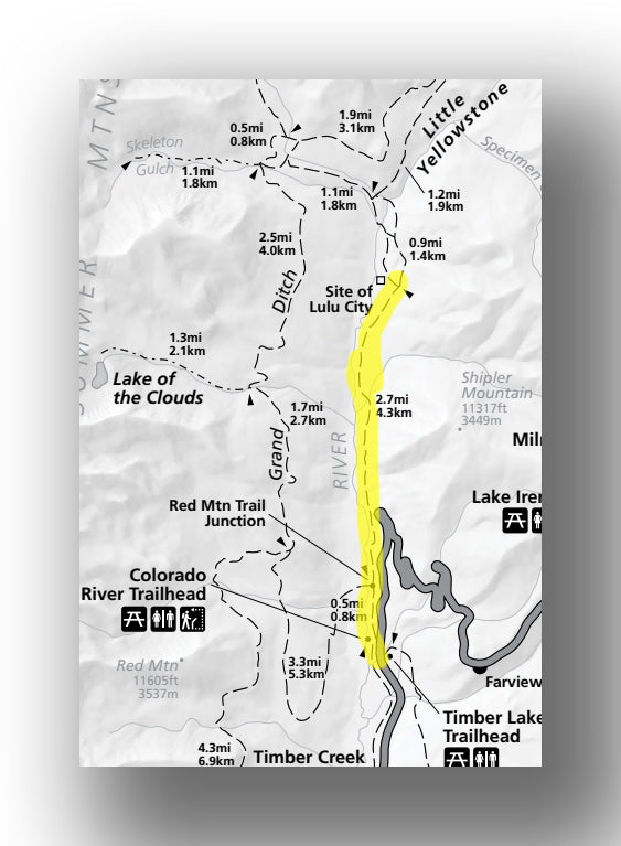 lulu city trail map in rocky mountain national park