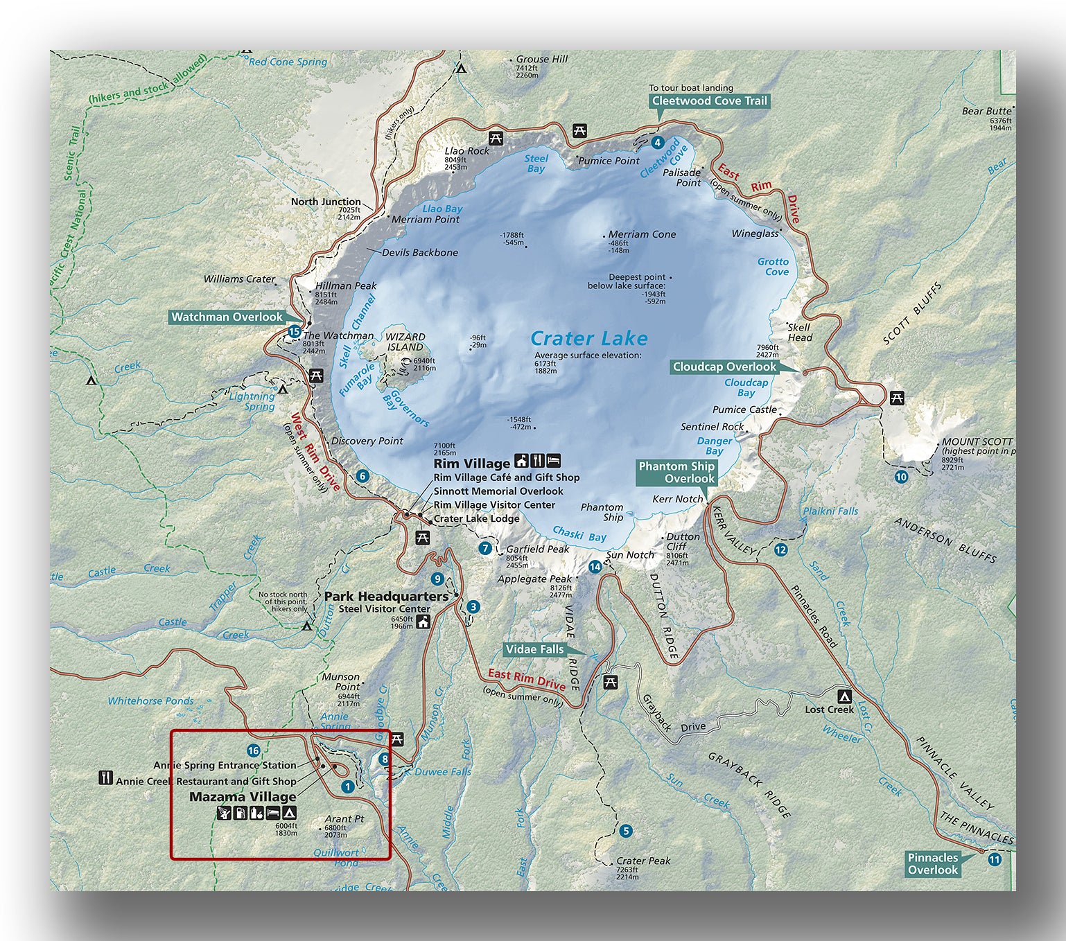 mazama campground location