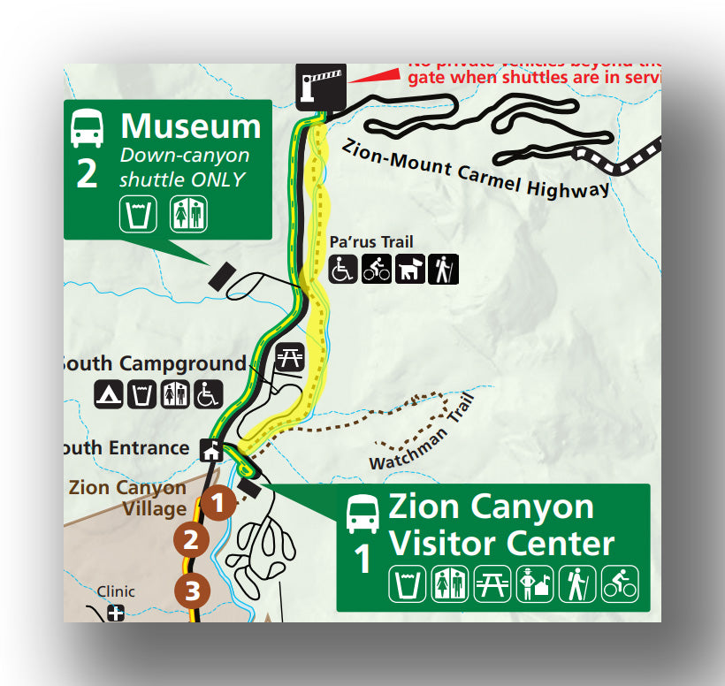 Pa'rus Trail map