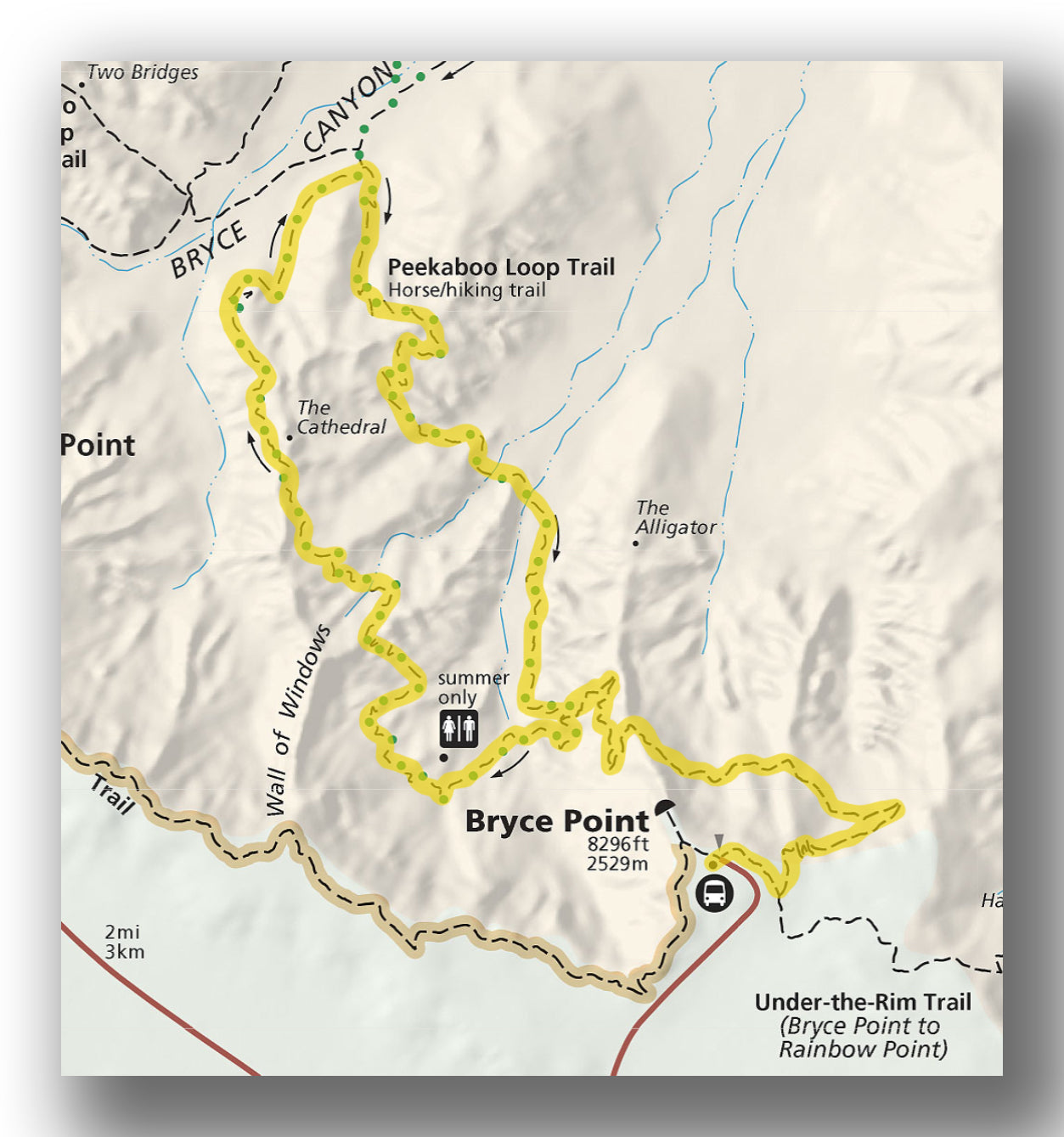 Peekaboo Loop Trail in Bryce Canyon national Park