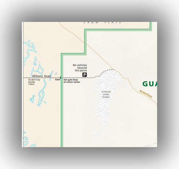 Salt Dunes Area map