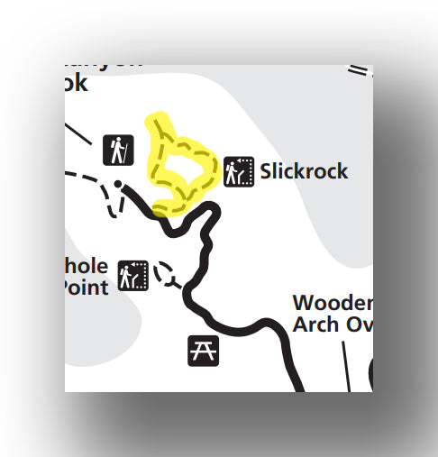 Slickrock Trail in Canyonlands National park