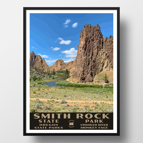 Smith Rock State Park Poster