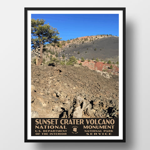 Sunset Crater Volcano National Monument poster