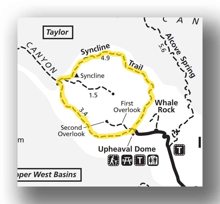 Syncline Loop Trail Map