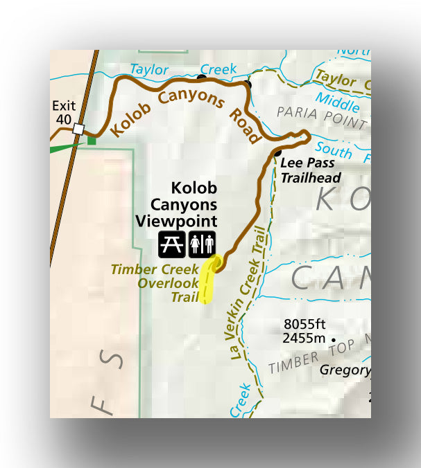 timber creek overlook trail map