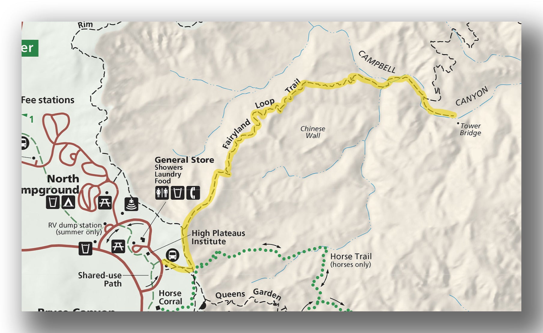 Tower bridge trail map