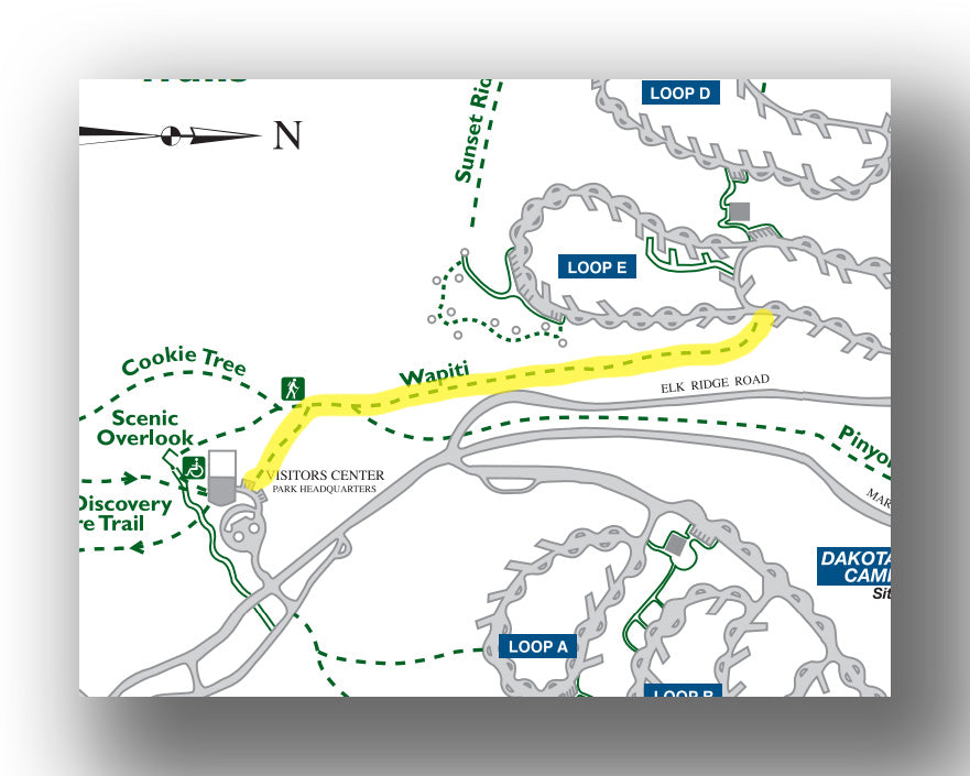 wapiti trail map