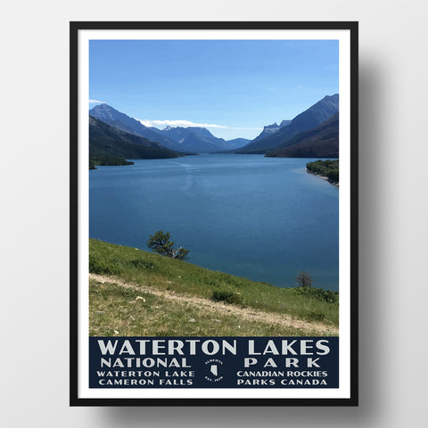 Waterton Lakes National Park poster
