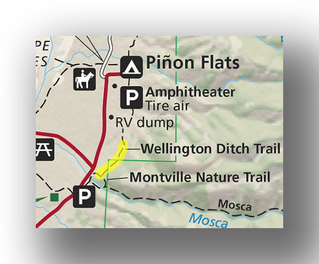 Wellington ditch trail map