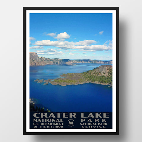 Crater Lake National park poster