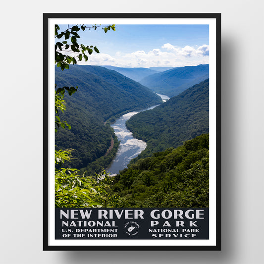 New River Gorge National Park Poster – Fifty-Nine Parks