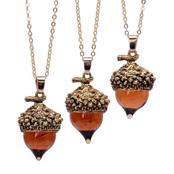 Costume Sets Acorn drop earrings and chain & Watches
