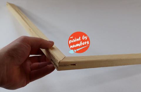 DIY Frame and Stretcher Bars for Canvas Paint by Number kit