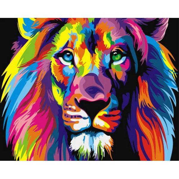[Ships from USA] Psychedelic Lion