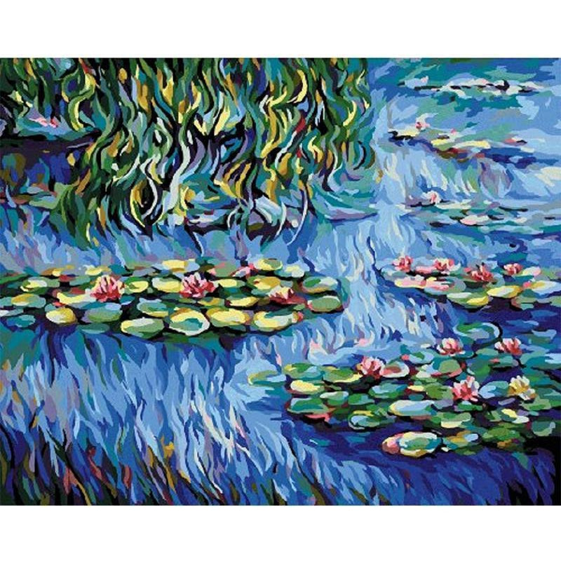 Water Lilies Claude My Paint by Numbers