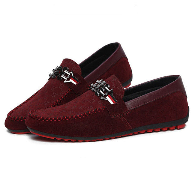 red bottom loafer