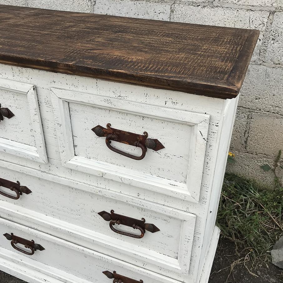 White Wash 8 Drawer Rustic Pine Dresser 5tyle Furniture 5tyle