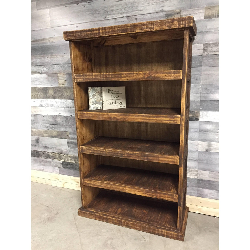 Barn Wood Rustic Pine Bookcase 5tyle Furniture Wholesale
