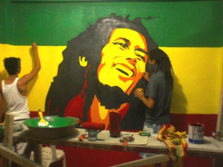 Bob Marley Street art