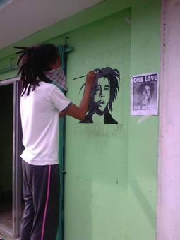 Bob Marley Street art 2
