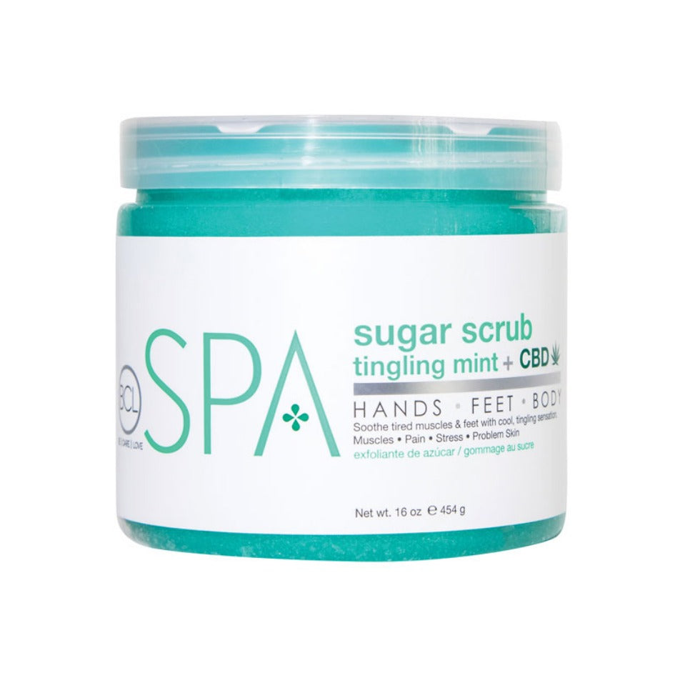 BCL Lemongrass + Green Tea Sugar Scrub (64 oz) - Beauty Depot