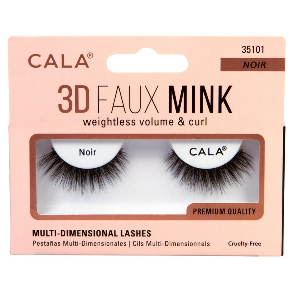Cala 3D Faux Mink Strip Lashes (Sassy) - QTY DEAL (6) SAVE $27