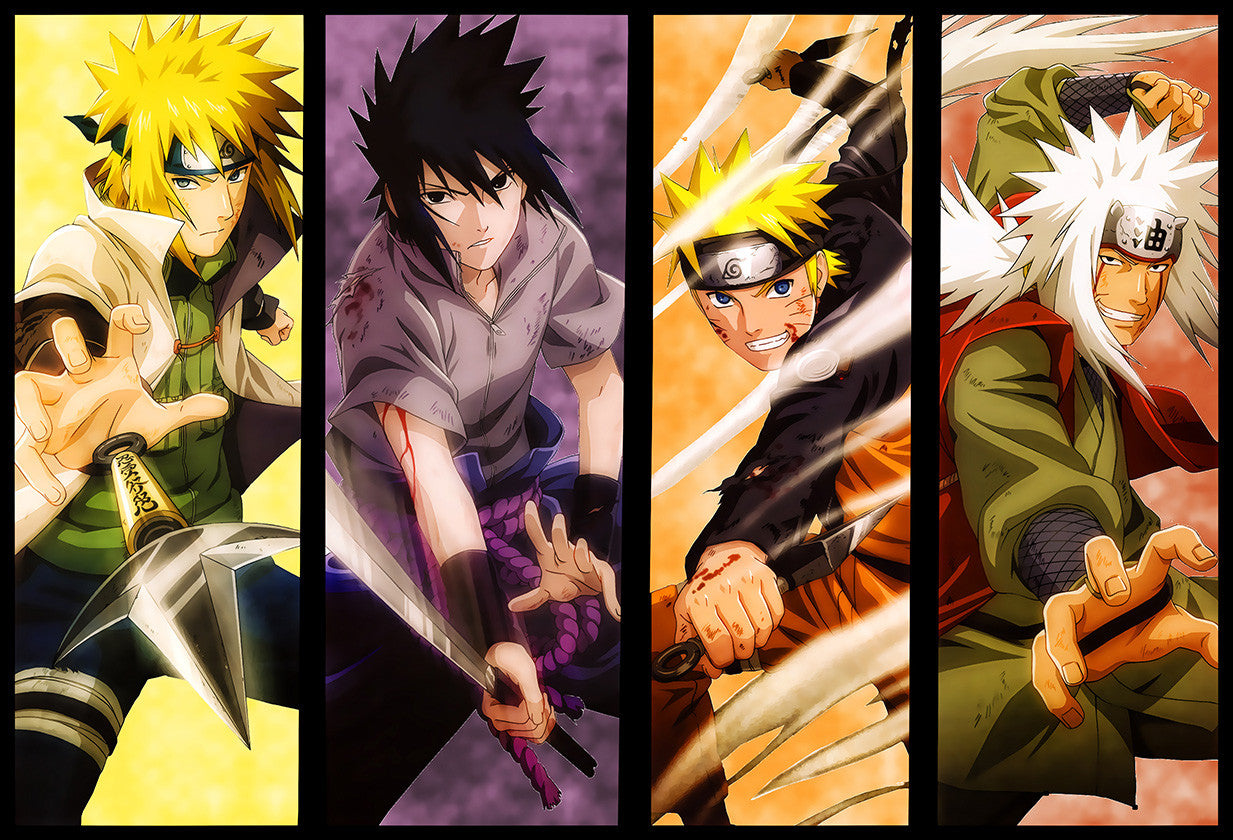 Naruto Characters Anime Poster Uncle Poster